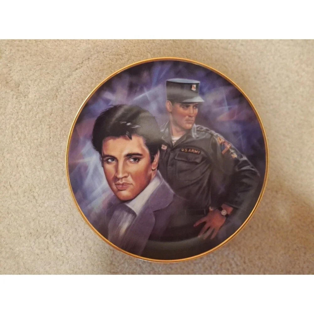 The Early Years 3rd In The Elvis Remembered Series Collector Plate Susie Morton